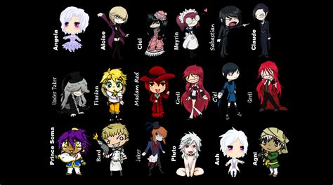 black butler characters butler|black butler characters names list.